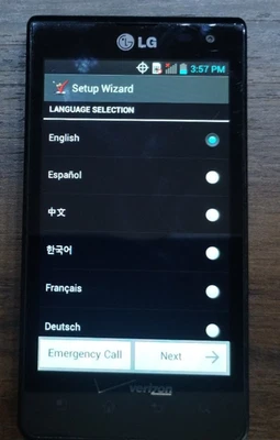 LG VS840 4G Verizon Android 4.1 Smartphone Purple Tested (New Battery) - Image 1 of 3