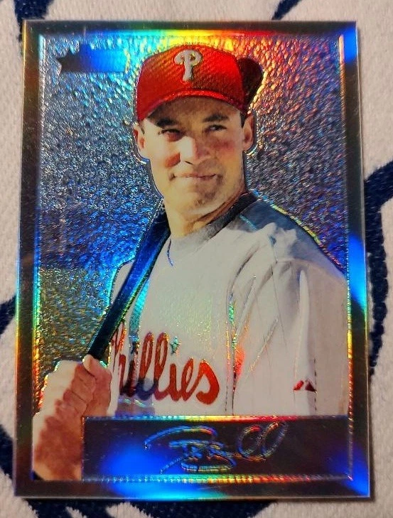 Bowman Heritage 2002 cromo refractor Pat Burrell #'d 231/350 - Phillies Foto 1 de 1