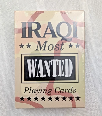 2003 Iraqi Most Wanted Playing Cards Military Iraq - Sealed! New! - Image 1 of 4