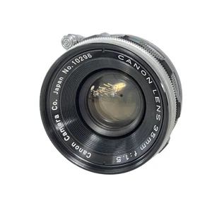 *NEAR MINT w/Hood* Canon 35mm F/1.5 Wide Angle Lens LTM L39 Leica Screw Mount - Picture 1 of 9