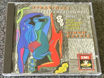 IGOR STRAVINSKY-LE SACRE DU PRINTEMPS/APOLLO-1989 EMI CD-BSO SIMON RATTLE (M/M) - Image 1 of 4