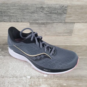 Saucony Guide 14 Womens Shoes Sz 9.5 Running Gray Mesh Lace Up Low Top Sneakers - Picture 1 of 12