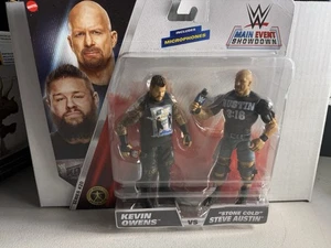 Neu im Karton WWE Mattel Main Event Showdown Serie 20 Steve Austin vs. Kevin Owens - Bild 1 von 4