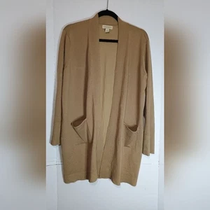 Appleseed's Camel Open Front Cardigan Size Large - Picture 1 of 4