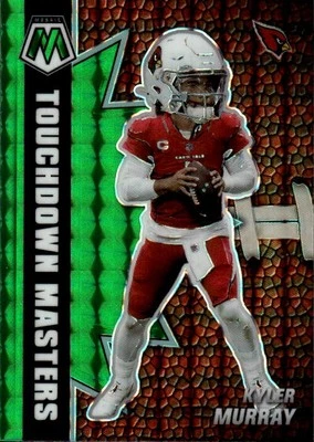 2021 Panini Mosaic Kyler Murray #TM-20 Touchdown Masters Mosaic Green 20N - Image 1 of 2
