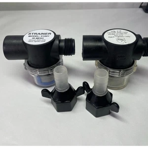 Combo: filtro in linea Shurflo 255-213 + filtro SEAFLO + adattatore Shurflo Wingnut - Foto 1 di 8
