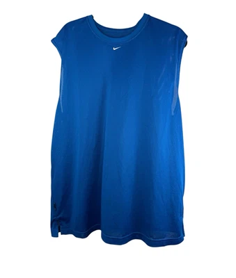 VTG Nike Mini Swoosh Center Dri-FIT Shirt XL Athletic Tank Top Mesh Workout Gym - Image 1 of 4
