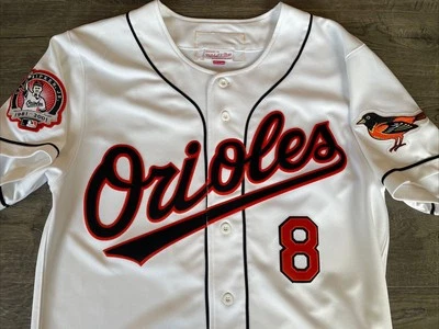 Camiseta deportiva Mitchell Ness 2001 Baltimore Orioles Cal Ripken Jr blanca 44/L auténtica Foto 1 de 4