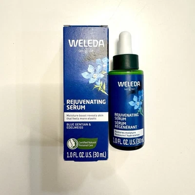 Suero rejuvenecedor Weleda extracto azul genciana Edelweiss para piel madura Foto 1 de 4