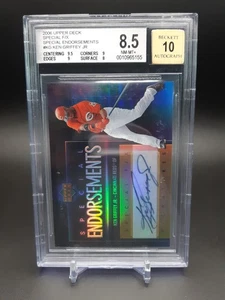 Ken Griffey Jr. Auto UD Special 2006 F/X endosos especiales BGS 8,5 automático 10 - Imagen 1 de 3
