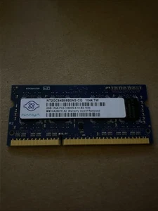 Nanya 2GB 1Rx8 PC3-10600S-9-10-B2 RAM DDR3 SDRAM Module - Picture 1 of 4