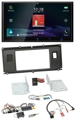 JVC USB Bluetooth 2DIN DAB Lenkrad Autoradio für Land Rover Evoque 2011-2013 - Bild 1 von 4