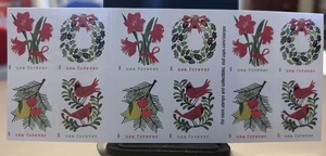 Buch 20 USPS Forever Briefmarken Holiday Cheer 2025 Serie FV 15,60 $. Verkauft für 12€ - Bild 1 von 3
