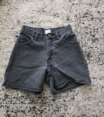 Pantalones Cortos De Colección MODA INT'L Denkm Desteñidos Negros 100% Algodón Para Mujer Talla 2 Foto 1 de 4