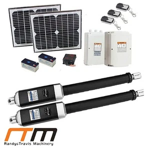 Gate Opener - Automatic Double Swing - Solar Kit - Remote Control - 80W - 1200KG - Picture 1 of 9