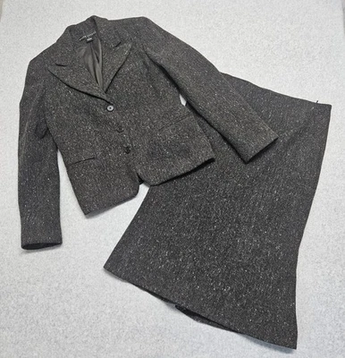 Шерстяной костюм Ralph Lauren куртка и юбка женский размер 12 - Изображение 1 из 4