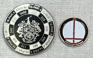 President TRUMP Family Crest Golf Ball Red Arrow Markers T National Los Angeles - Picture 1 of 9