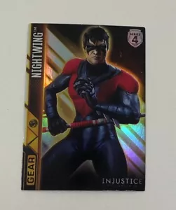 DC Injustice Arcade Card (Gear: Nightwing) #124 FOIL Series 4, Glossy - Bild 1 von 2
