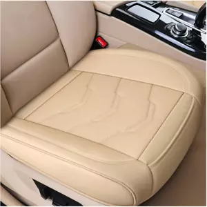 Funda de asiento delantera de coche envolvente completa transpirable almohadilla de cuero PU cojín de silla de coche - Imagen 1 de 9
