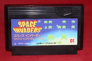 Space Invaders (Nintendo Famicom, 1985) Authentic Game Cartridge - Picture 1 of 2