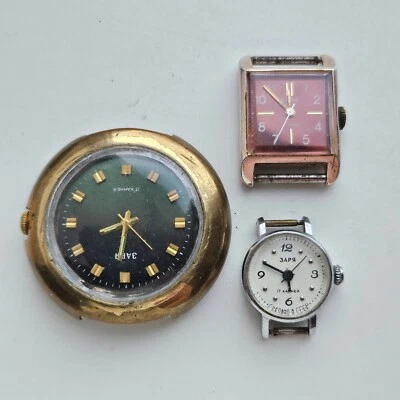 Reloj ruso vintage LUCH ZARJA URSS soviético CCCР Foto 1 de 2