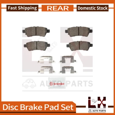 1 задняя тормозная колодка Brembo подходит для Nissan Pathfinder 2006-2007 Nissan Xterra 2005-2012 годов выпуска - Изображение 1 из 4