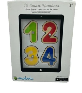 Marbotic 10 Smart Numbers -Interactive Wooden Numbers for Tablet Educational +++ - Bild 1 von 2