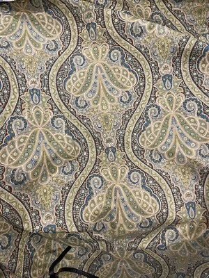 Tela de cachemira Richloom algodón pulido Ogee tapicería cortinas ropa de cama 12 yardas Foto 1 de 3