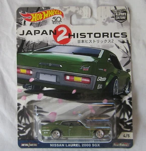  Hot Wheels Japan Historics 2 Nissan Laurel 2000 SGX 4/5 Car Culture 2017 1:64 - Bild 1 von 2