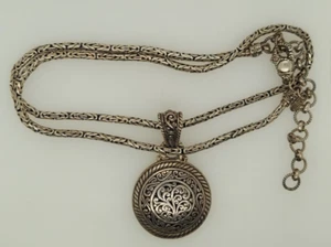 Collana con ciondolo in argento sterling Sarda lunghezza regolabile circa 20,5"-24" - Foto 1 di 8