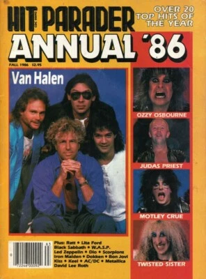 1986 Fall Annual Hit Parader - Vintage Magazine - Van Halen - Image 1 of 4