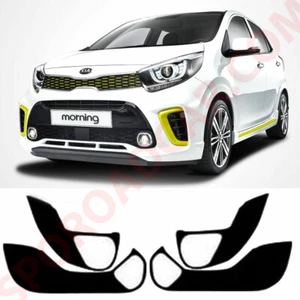 Anti Scratch Inside Carbon Door Cover 4P For Kia 2017- Picanto / All New Morning - Picture 1 of 6