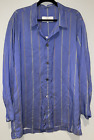 Daniel A Hanson Silk Pajama Top L Shirt for SAKS Fifth Avenue England
