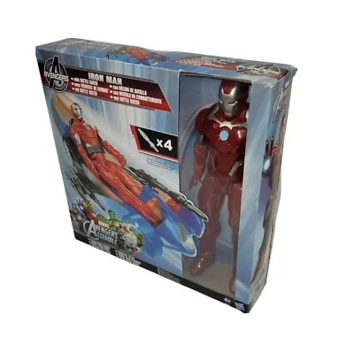 Figura Marvel Iron Man con Vehículo Corredor de Batalla Vengadores Conjunto Foto 1 de 4