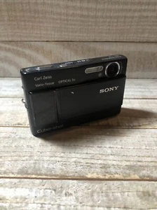 Sony Cybershot DSC-T10 TESTED 7.2MP Black - Free Shipping - Picture 1 of 21