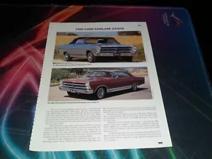 Scrittura originale Ford Fairlane GT/GTA e Galassia 7 litri 1966 - Foto 1 di 2