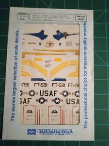 1/72 389 Microscala F-80 P-80 Shooting Star decalcomania arte naso per Airfix Sword - Foto 1 di 2