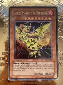 Sacred Phoenix Of Nephthys Ultimate Rare 1st Edition Fet-en005 (1) - Picture 1 of 10