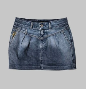 Killah By Miss Sixty Y2K Denim Blue Mini Skirt | Size M| Vintage 2000s - Bild 1 von 13