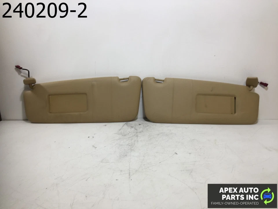 OEM 2007 BMW 525xi E60 Left Right Front Passenger Driver Sun Visor Sunvisor Set Foto 1 de 4