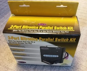 Original (sealed) Belkin F1U125-KIT Bitronics-2-Port Parallel Switch Kit - Picture 1 of 3