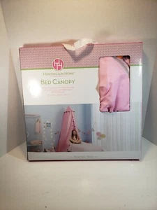 Kids Princess Bed Canopy 15 in Diameter Cozy Comfortable Dome For Girls Pink - Picture 1 of 8