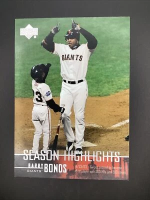 2003 Upper Deck Checklist #262 Barry Bonds San Francisco Giants - Image 1 of 2