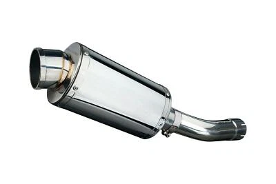 Silenciador ovalado de acero inoxidable Delkevic SS70 9" - Suzuki GSX650F - 2007-2016 escape Foto 1 de 2