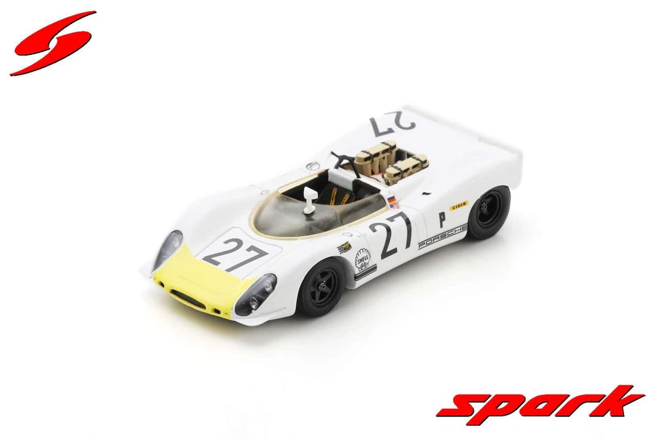 Spark 1/43 Porsche 908-2 #27 3rd 12H Sebring 1969 US274 - Immagine 1 di 1