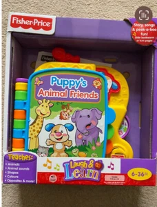 Welpen Tierfreunde Lernen Musik Spielzeug Weihnachtsgeschenke Fisher Price NEU - Bild 1 von 4