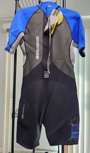 Sea Doo BRP Wet Suit 4-Way Flex Stallion Blue/Black/Grey SD8117 Men's Size XL - Picture 1 of 21