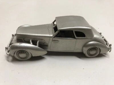 Danbury Mint 1937 CORD 812 Pewter Diecast Car 6" Vintage - Image 1 of 3