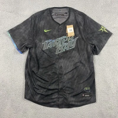 Nike Tampa Bay Rays City Connect Baseball Jersey Mens XXL Margot #13 MLB Genuine - Image 1 of 4