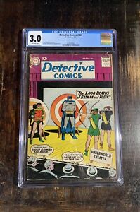 Detective Comics #269 CGC 3.0⭐️1959⭐️The 1000 Deaths Batman And Robin⭐️